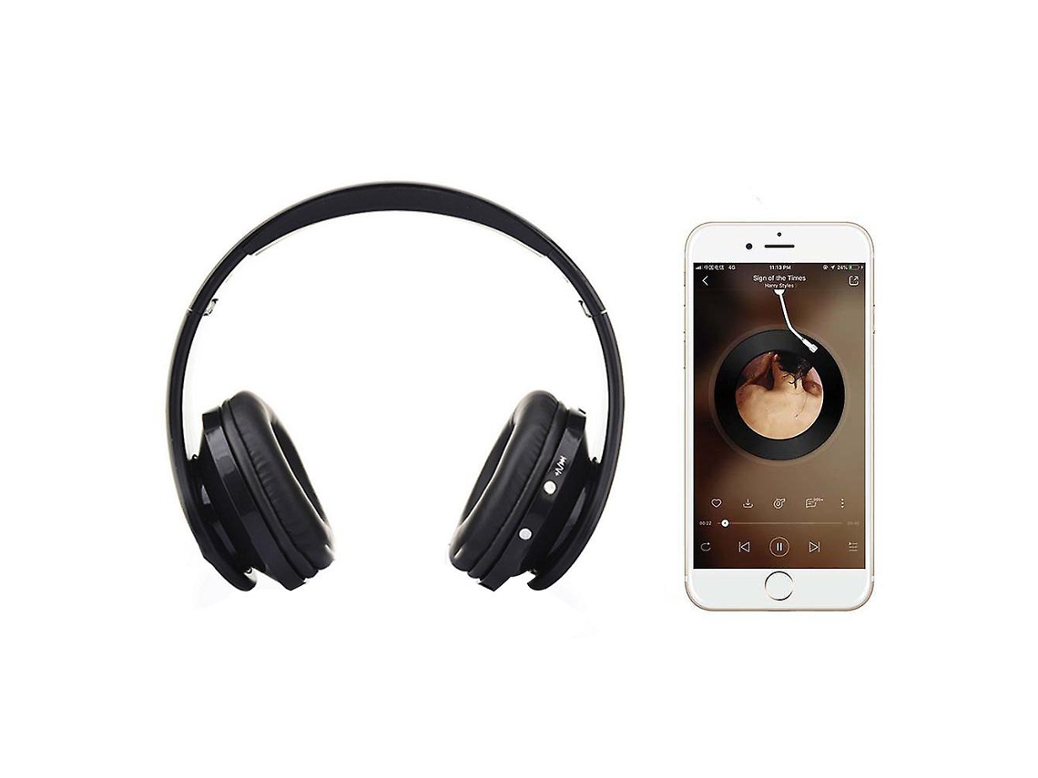 Auriculares Bluetooth YDCY Over Ear Con Micrófono Modo Mp3 Plegable Y Ligero