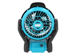 Ventilador portátil Dartek de 20 V y 12 pulgadas con batería para camping y pesca.