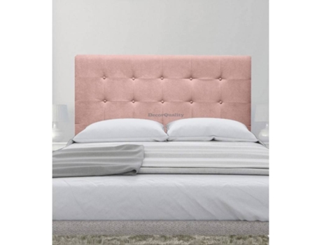 Cabecero DECORQUALITY Oslo (Rosa - Tejido Antimanchas - 105 x 70 cm)