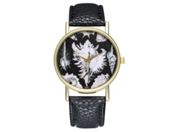 Reloj Analógico De Cuarzo Para Hombre Con Correa De Pu Zhoulianfa T247-a Negro