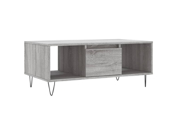 Maison Exclusive - Mesa De Centro Madera Contrachapada Gris Sonoma 90x50x36,5 Cm