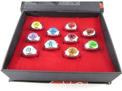 Figura EASTVAPS 10 anillos Naruto Akatsuki Sect Uzumaki Kakuzu Conan Uchiha Itachi