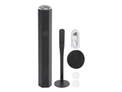 Mini Lámpara Led Para Uñas Con 2 Ajustes, Punta De Silicona Transparente, Ajustable Y Magnética, Color Negro.