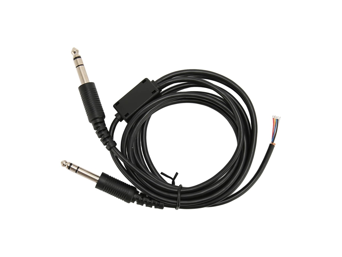 Cable De Aviación David Clark Avcomm Pilot Dual Ga Plug De Repuesto (hágalo Usted Mismo) De 6 Pies (1,9 M).