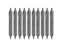 10 Brocas De Centrado Hss Tipo A Para Acero Inoxidable Y Matrices Con Posicionamiento En Espiral De 1,5 Mm