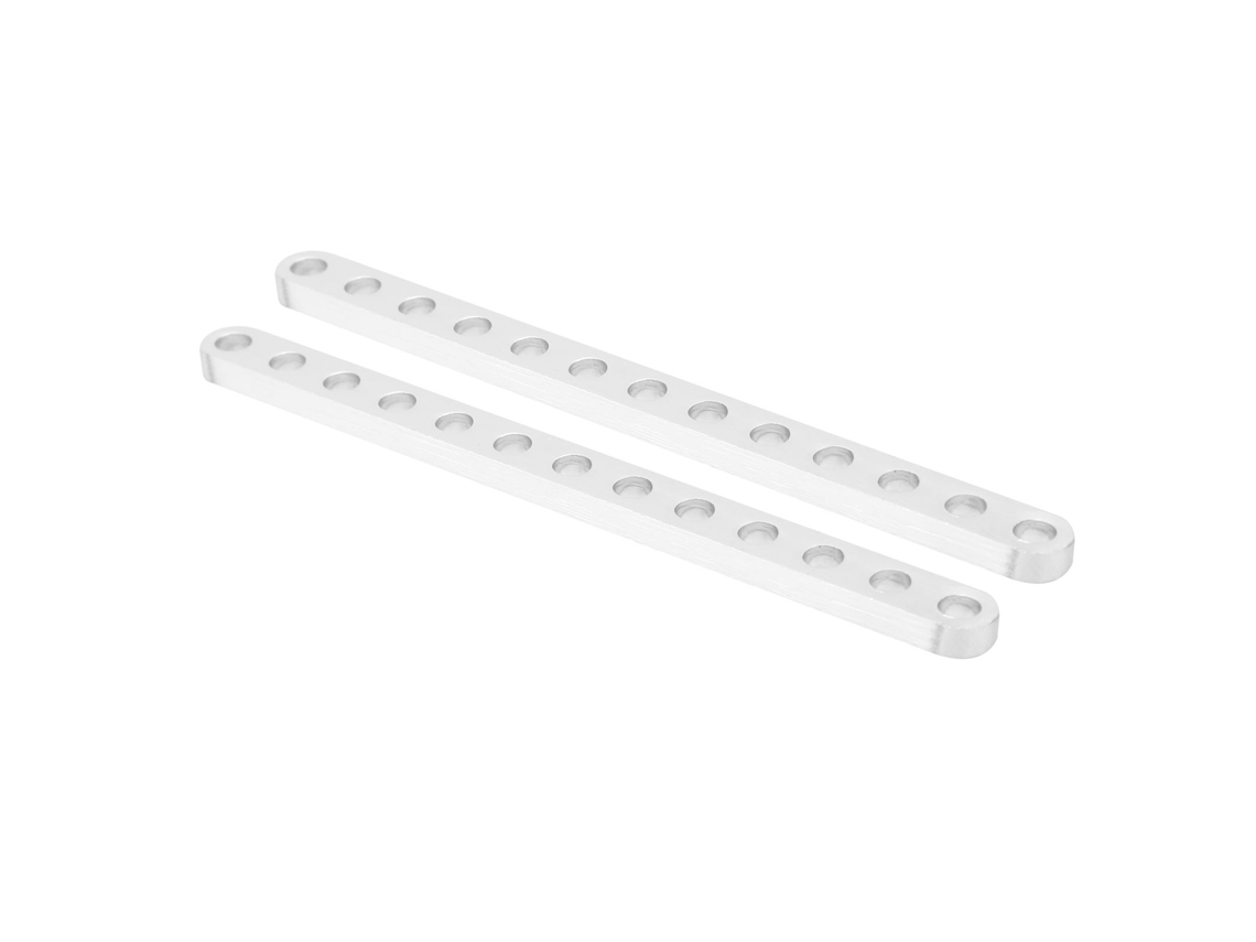 Viga Plana De 13 Orificios, 4x8x104 Mm, 3102-0009-0104, Pieza Accesoria Para Estructura Robótica.