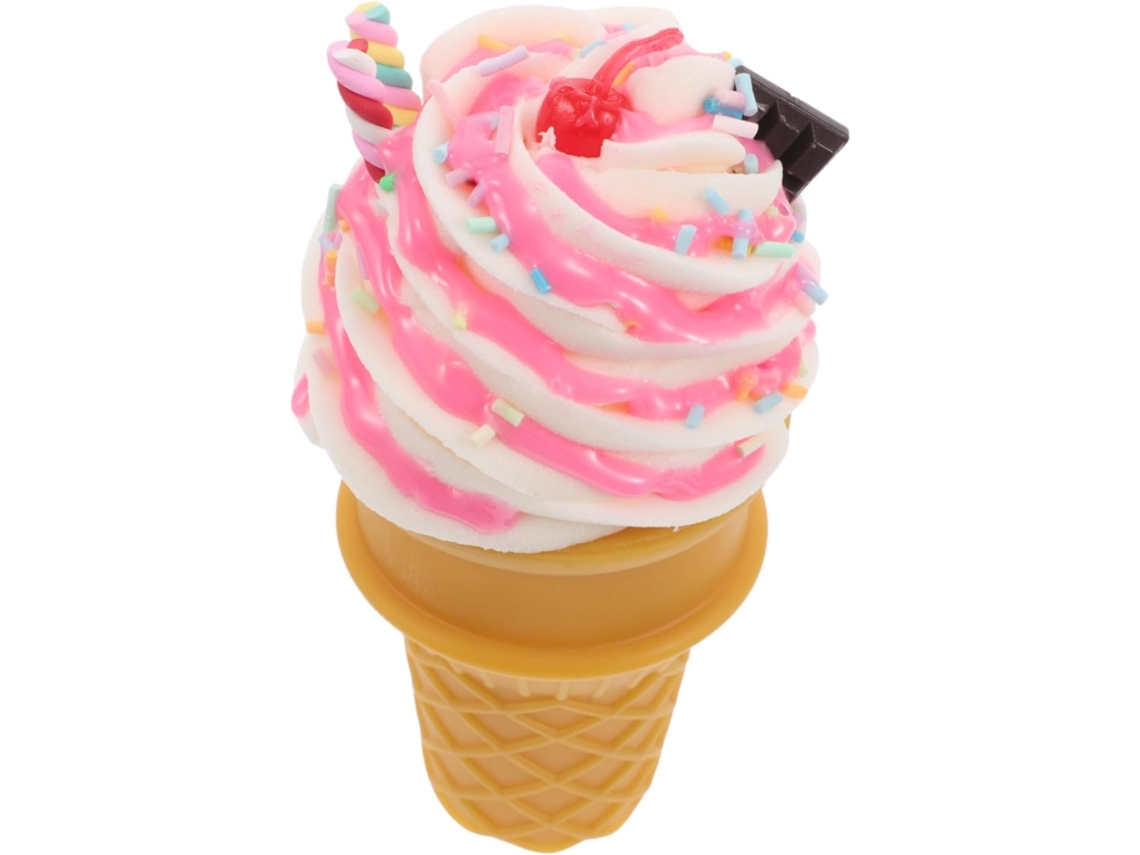 Exhibición De Conos De Helado Falsos Para Decoración De Cocina Y Simulación De Alimentos