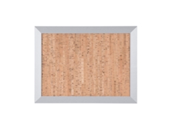 Pizarra de Corcho BI-OFFICE Kamashi Silver (60x45 cm - Magnético: No)
