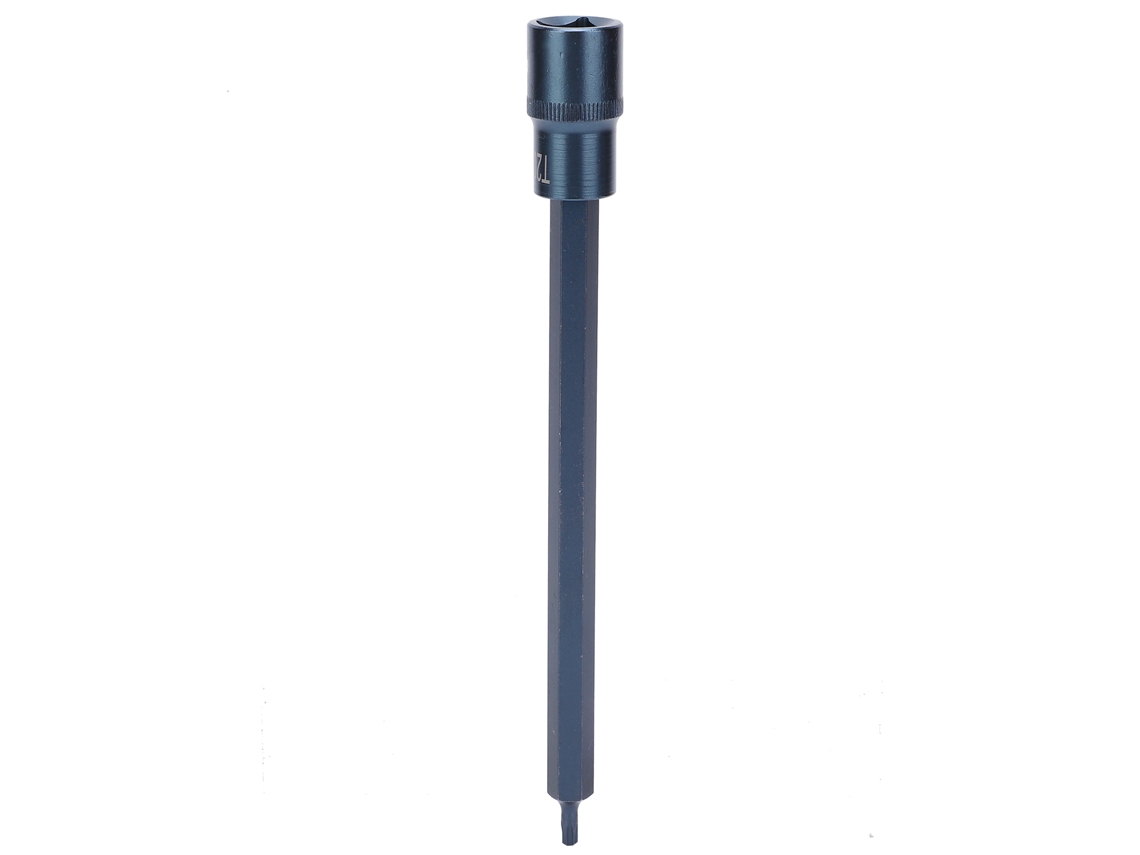 Llave De Vaso Eléctrica De Alta Velocidad En Acero Aleado S2, Anti-morado, Punta Estrellada De 1/2" X 200xt20 Para Herramientas Industriales.