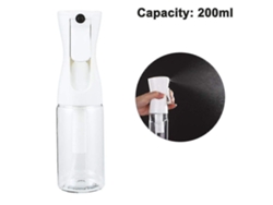 Botella De Spray Para Cabello, Mister Fino 200ml, Rociador Ultra Fino Para Salón Con Tecnología De Precompresión Transparente