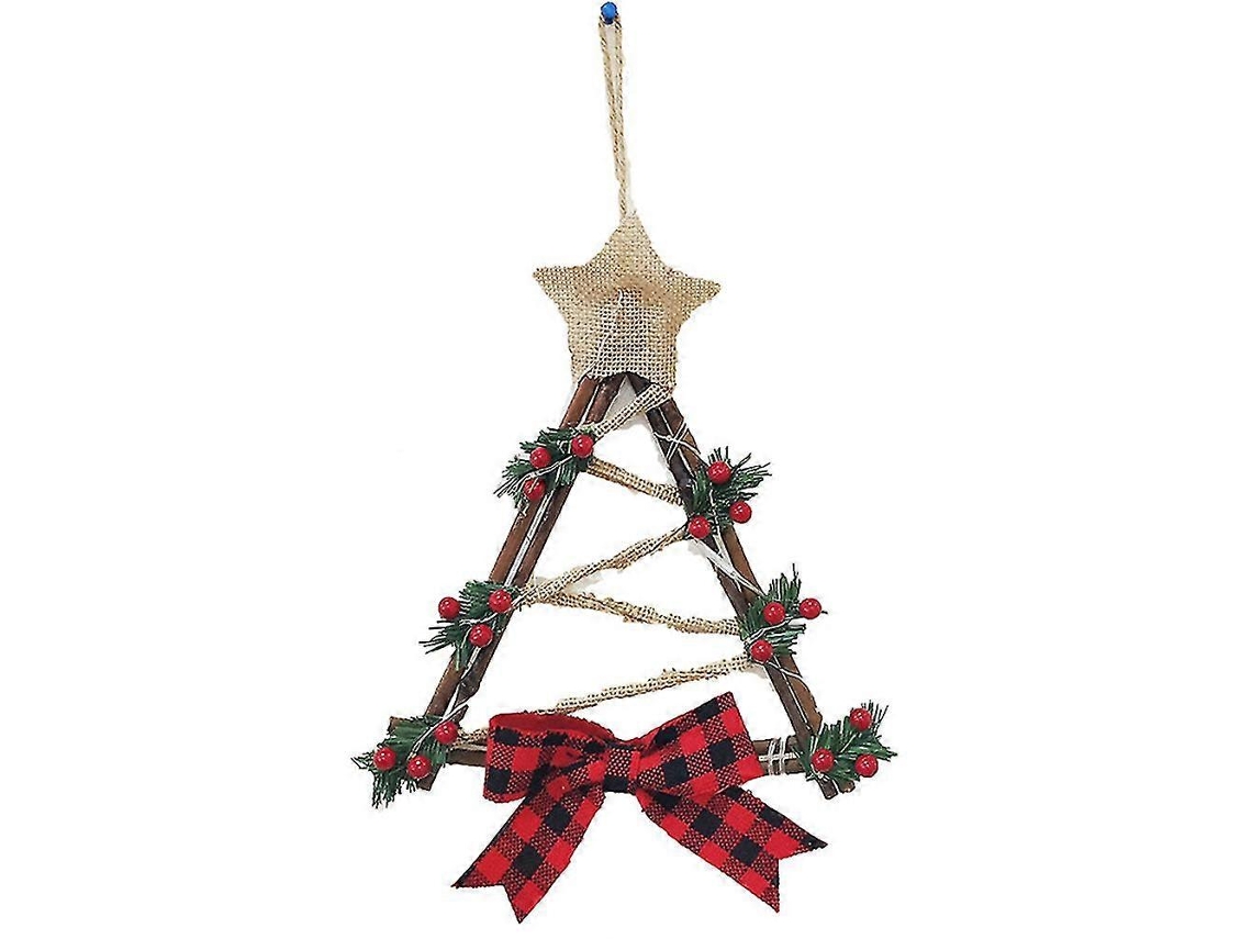 Omni-adorno De Corona De Navidad Con Muñeco De Nieve Y Luces Led Para Puerta Pared O Ventana Decoración Festiva