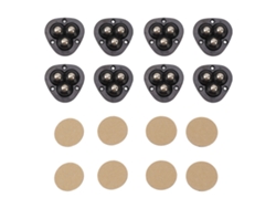 8 mini ruedas giratorias autoadhesivas para electrodomésticos