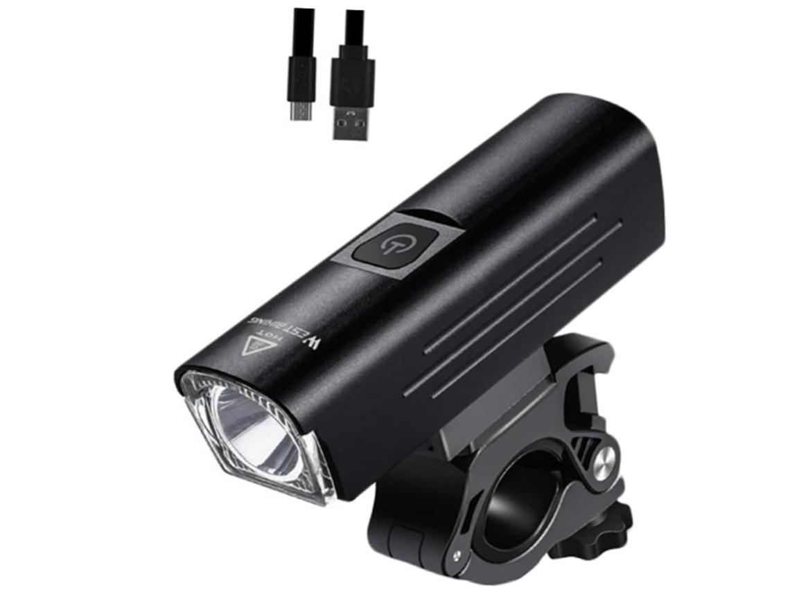 Luces de bicicleta Luces de bicicleta recargables YIZHOOD Faros de ciclismo DES851 (negro)