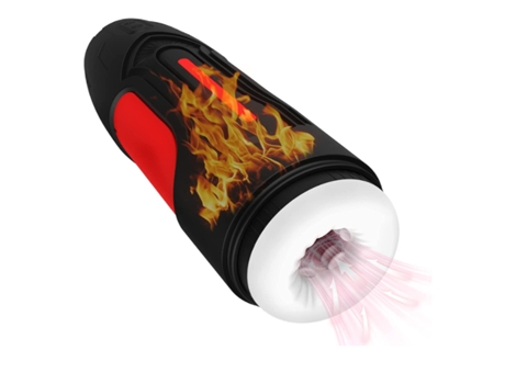 Masturbador Masculino: Juguete de Masturbación Automática para Hombres Manos Libres con 7 Modos de Succión y Vibración BISBISOUS Rojo