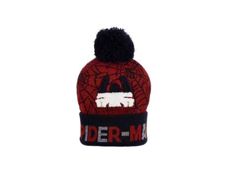 Gorro SPIDERMAN Hombre (54 cm - Rojo)