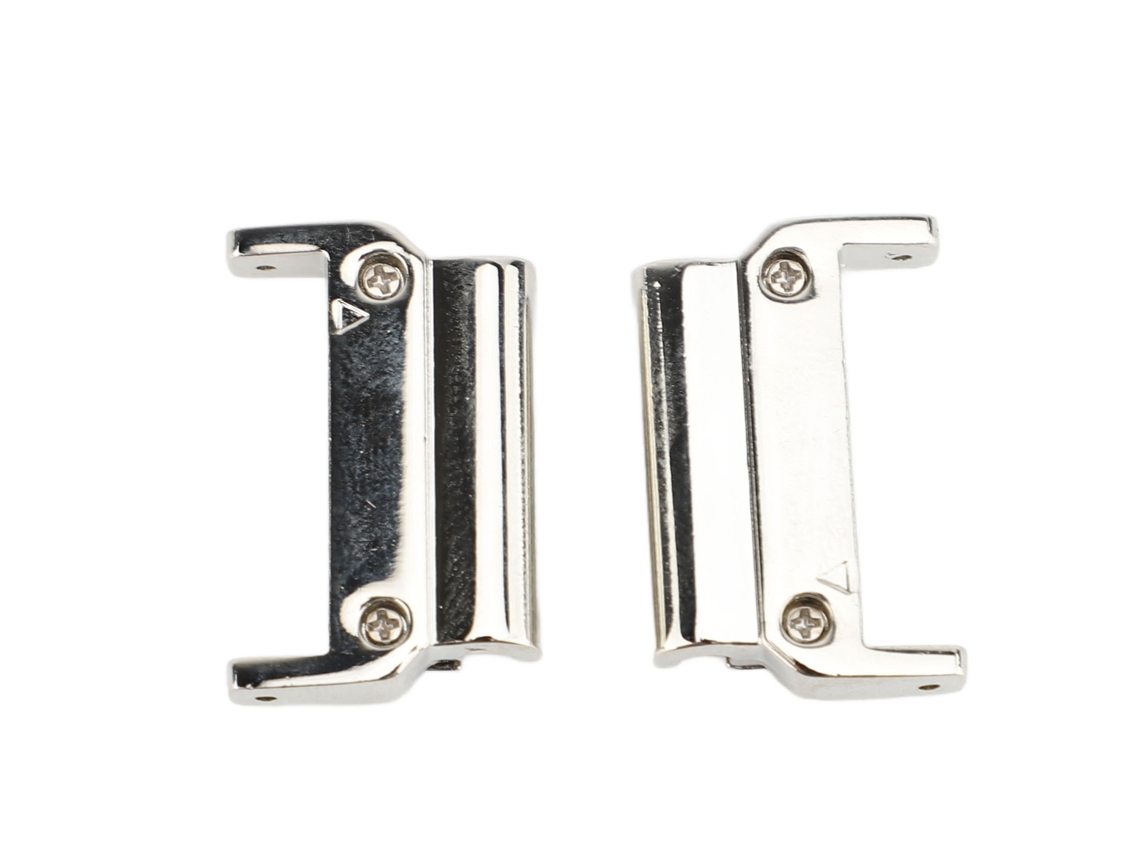 Adaptador De Correa De Reloj De Metal Con Ajuste Rápido, Conector Reemplazable, Color Plata, 20-20 Mm