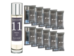 Perfume masculino Caravan Nº11 150 ml Set de 10 frascos de fragancia
