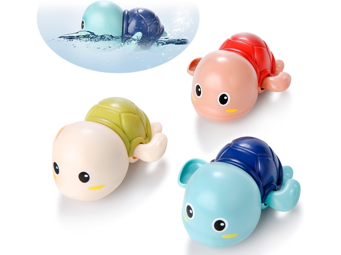 JILLIOPER Juguetes de Baño 1-5 Años Niño Niña Regalo 3 Piezas Piscina Bañera Bebé 1-4 Años