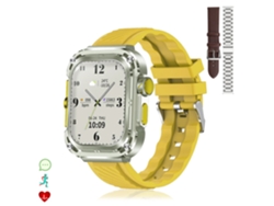 Smartwatch Z85 Max con 2 pantallas y triple monitor. Monitores de salud, ECG, presión arterial, modos deportivos y llamadas Bluetooth.