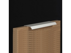 Juego de 25 tiradores de aluminio perfilado para muebles HARDWAREXCHANGE, con medidas de 2950 x 1155 x 40 mm y acabado cromado mate.