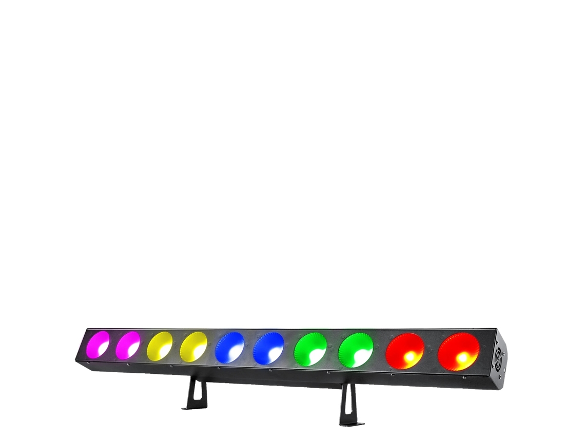 Foco de matriz COB, 120 W de potencia, 10 LED RGBW, control DMX, enchufe UE OEM