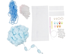 1 Kit Para Hacer Bolsos Para Mujer, Materiales Y Accesorios Para Manualidades, Color Azul Cielo.