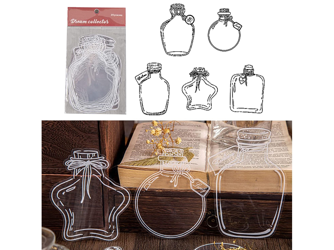 20 Marcapáginas Transparentes De Flores Secas Diy De Pet