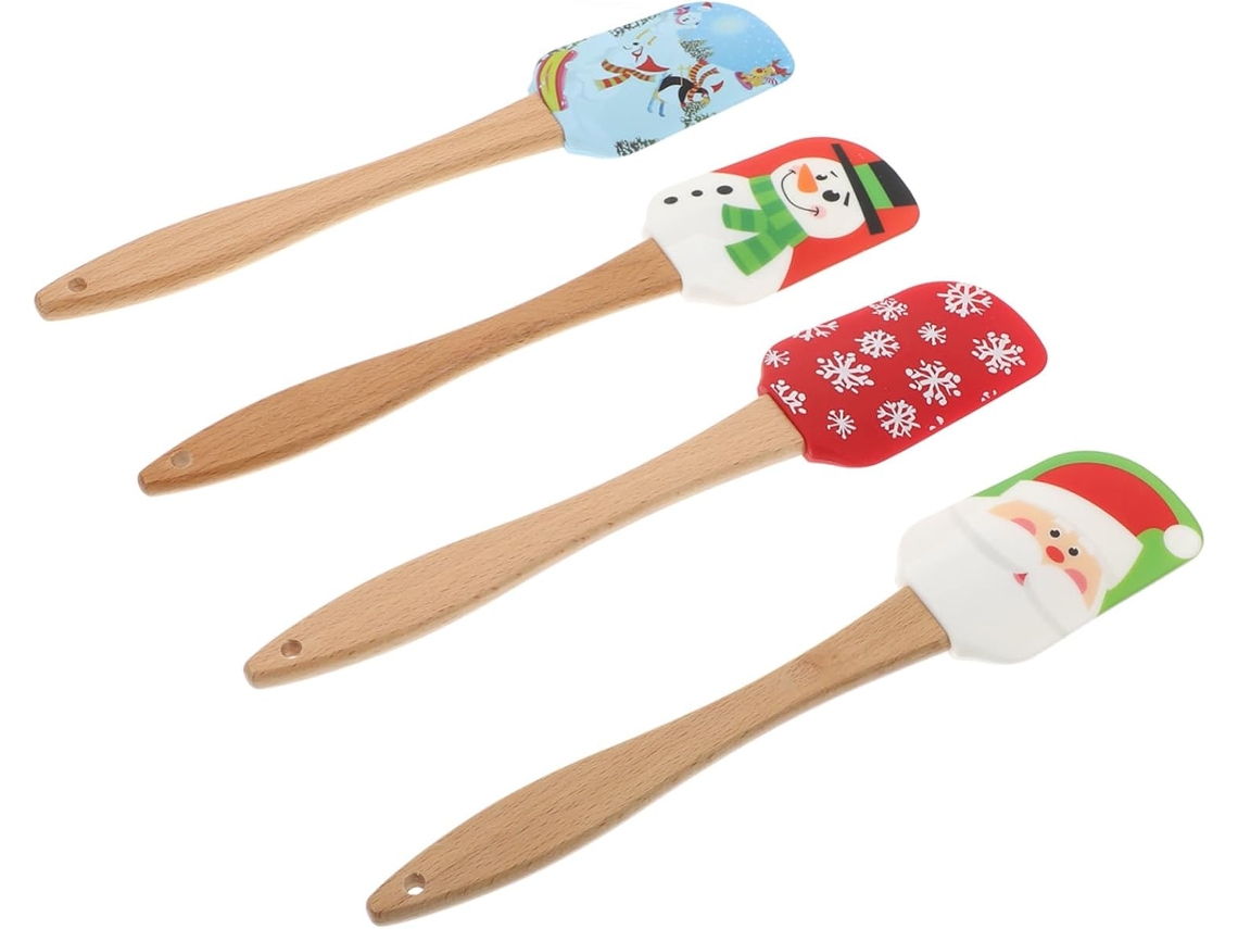 Espátula De Silicone Para Confeitaria: Raspe Facilmente Manteiga Grudenta De Utensílios De Cozinha E