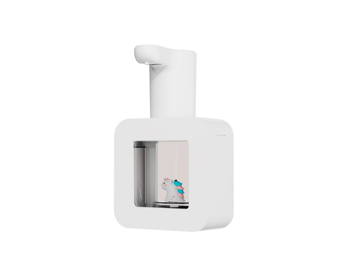 Dispensador Automático De Jabón En Espuma Con Sensor Infrarrojo, Sin Contacto, Inteligente, Resistente Al Agua, Blanco.