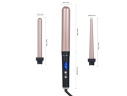 Set De Rizador De Pelo 3 En 1, Rizador Eléctrico Con Temperatura Ajustable, Antiquemaduras, Antistático Y Calentamiento Rápido
