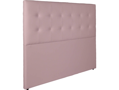 Cabecero DHOME Capitoné (Rosa - Tela y Polipiel - 105 x 8 x 120 cm)
