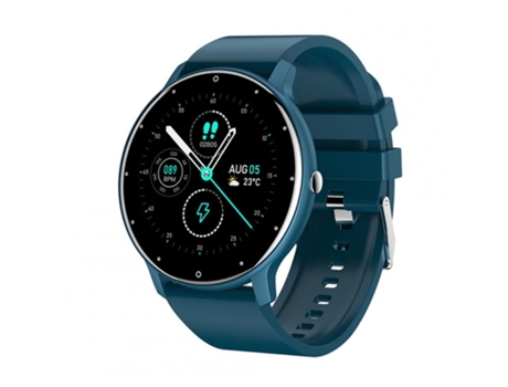 Smartwatch 1 Monitor de presión arterial de funcionamiento de 28 pulgadas Compatible con Android iOS Azul
