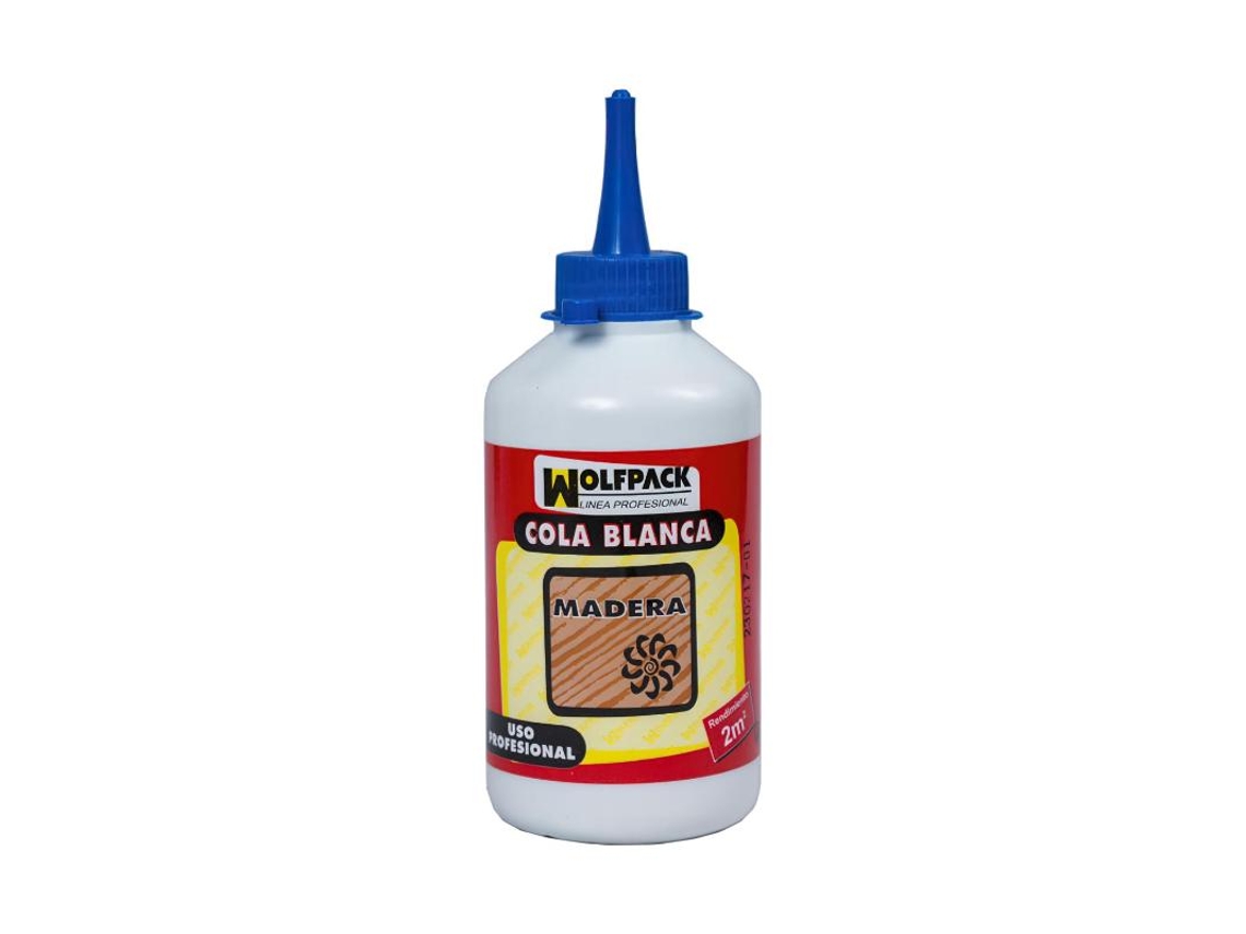 Cola Blanca WOLFPACK LINEA PROFESIONAL 250 gramos Biberon