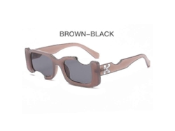 Gafas De Sol Vintage Dkxbe Uv400 Unisex Resina Marco Cuadrado 68mm Mujer Hombre Jelly Gray