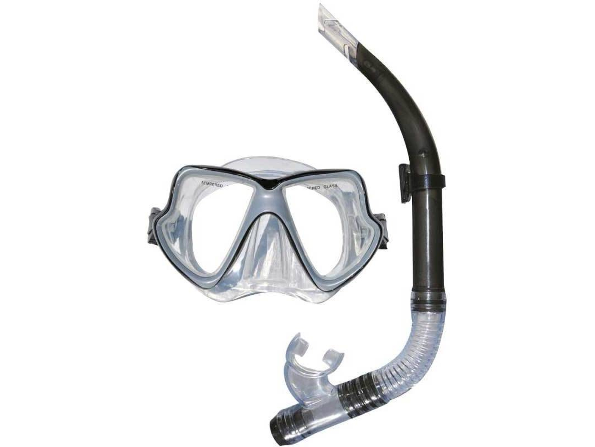 Pack de Snorkel SO DIVE Silicona Gris