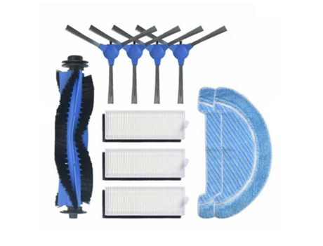 Ad-Cepillo Lateral filtro Hepa paño de mopa para Cecotec Conga 1090 piezas de Robot aspirador accesorios Kit de repuesto
