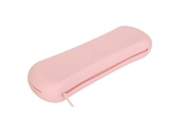 Estojo Portátil De Silicone Para Pincéis De Maquiagem Com Design Inclinado E Protetor Contra Poeira Para Viagens E Casa