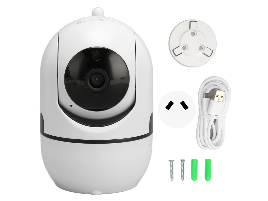 Cámara De Seguridad Doméstica Hd 1080p Con Detección De Movimiento Y Visión Nocturna Infrarroja, Wifi, Para Interiores, Enchufe Australiano 100-240v