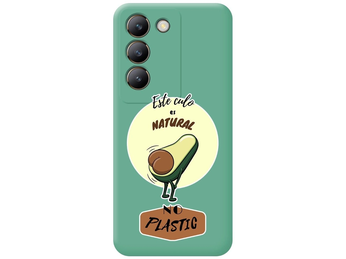 Funda Diseño Culo Natural para Vivo V40 Se 5G TUMUNDOSMARTPHONE Verde