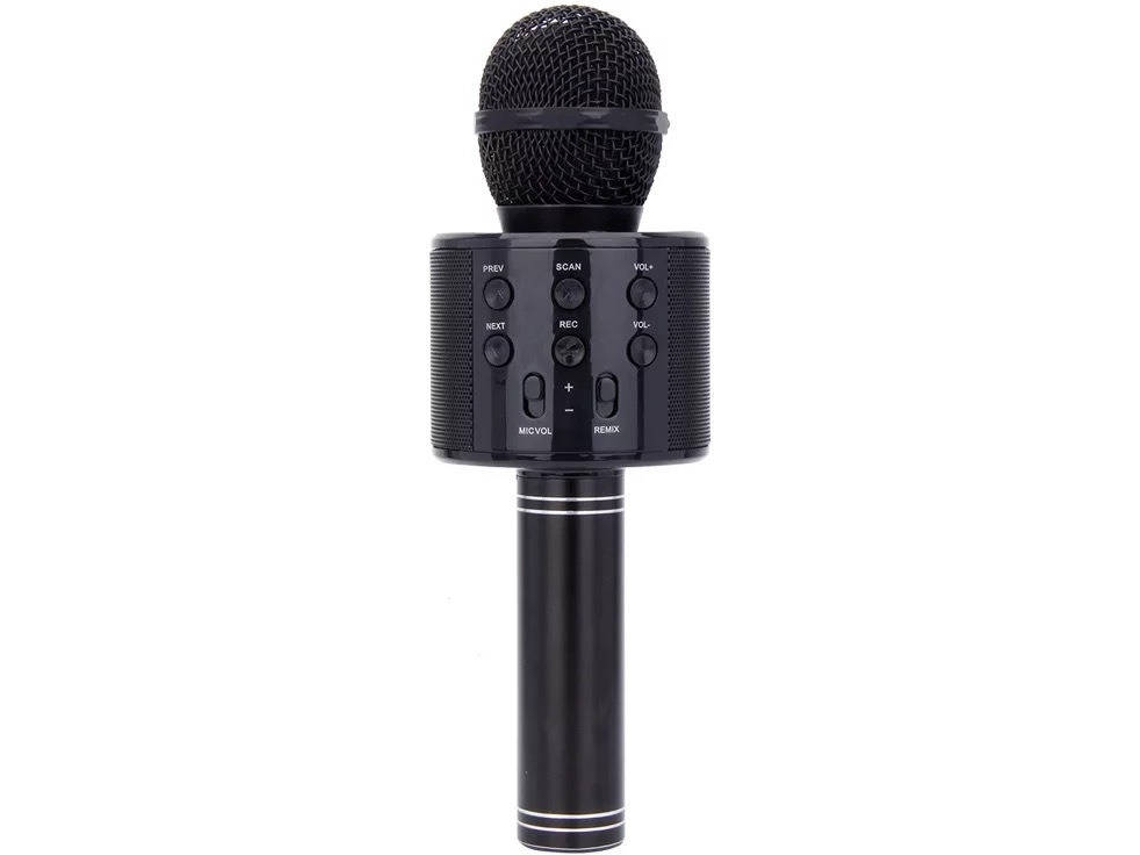 Micrófono GETEK WS-858 Bluetooth (5-8h - Negro)