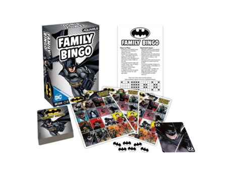 Dc Comics Juego de Mesa Bingo Familiar Batman AQUARIUS