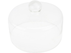 Tapa de vidrio transparente sin plomo para pasteles, protector de alimentos para cocina y bufé. Tapa de vidrio transparente sin plomo Gokoco.