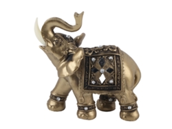 Elegante estatua decorativa de elefante dorado, regalo M