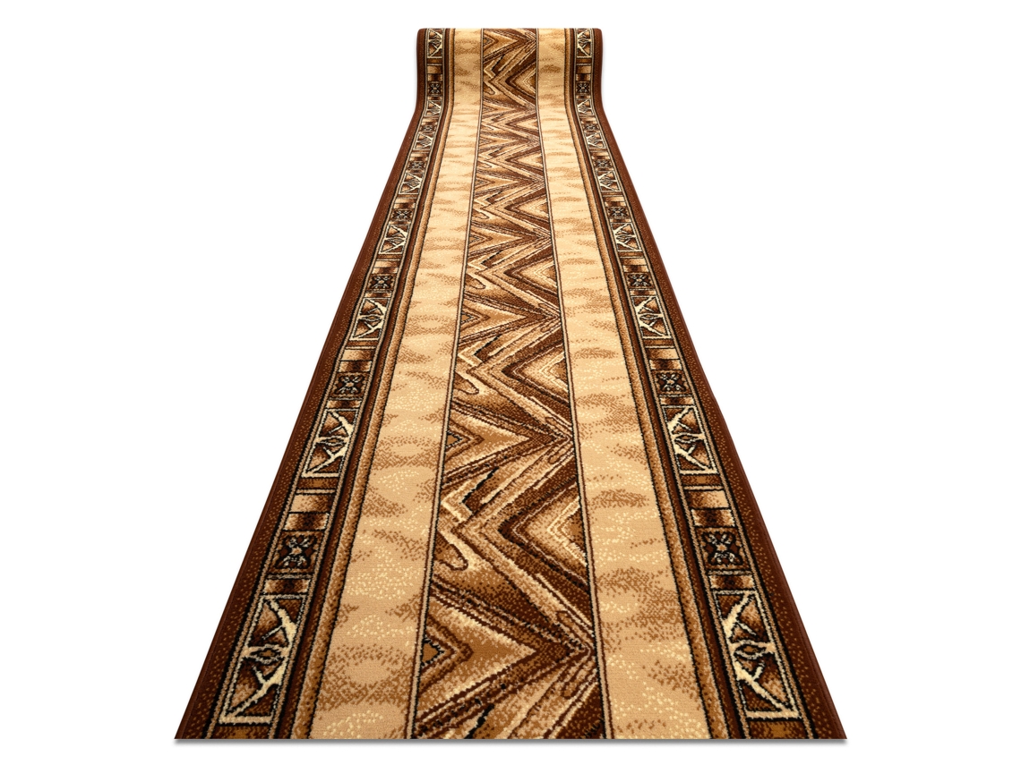 Alfombra de Pasillo Bcf Opal Beige 80 cm