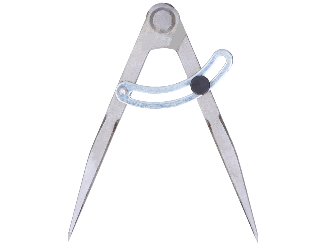 Compás De Alas Ajustable De Acero Al Carbono De 153 Mm Para Carpintería Y Marroquinería.