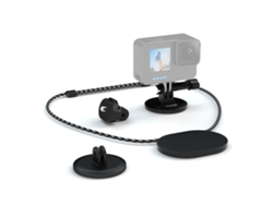 Soporte De Cuello Magnético Para Cámara Deportiva Uurig Bh-06 Con Adaptador De Tornillo 1/4 Para Gopro Hero 11/10/9/8 Dji Insta360