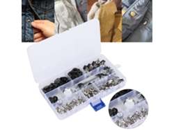 Kit De Hebillas De Hierro Con Tornillos De 10 Mm/15 Mm, Negro/blanco, Para Lona De Tienda De Campaña, 40 Juegos.