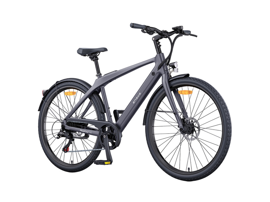 Bicicleta Eléctrica Engwe Mapfour N1 Air 250w 36v 10ah Sensor De Par Freno Hidráulico Autonomía 100km Shimano 7v Gris