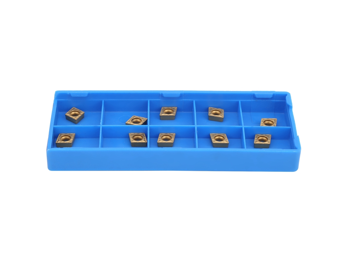 10 Insertos De Carburo Ccmt 060204-hm Para Herramientas De Torneado De Aluminio.