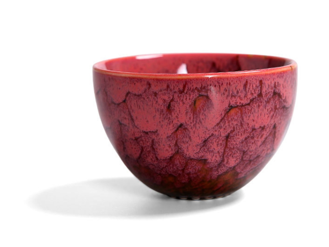 Taza XGF Taza de té de té de horno de cerámica Taza de porcelana Taza de té de taza de té de kungfu tazón de taza de taza de taza Tianmu Jianzhan Kung Fu Decoración del hogar | tazas (rosa)